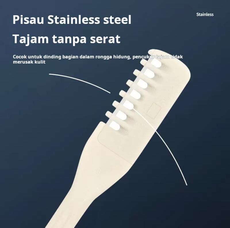 Product Introduction of Pembersih Rambut Hidung Baru, Dengan Mata Pisau Yang Tajam Dan Akurat, Mudah Digunakan, Dapat Dengan Mudah Memotong Rambut Hidung Tanpa Menyakiti Rongga Hidung 7
