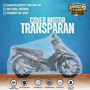 Terlaris No.1 sarung Cover motor Transparant Beat vario mio nmax pcx adv aerox semua motor Tebal