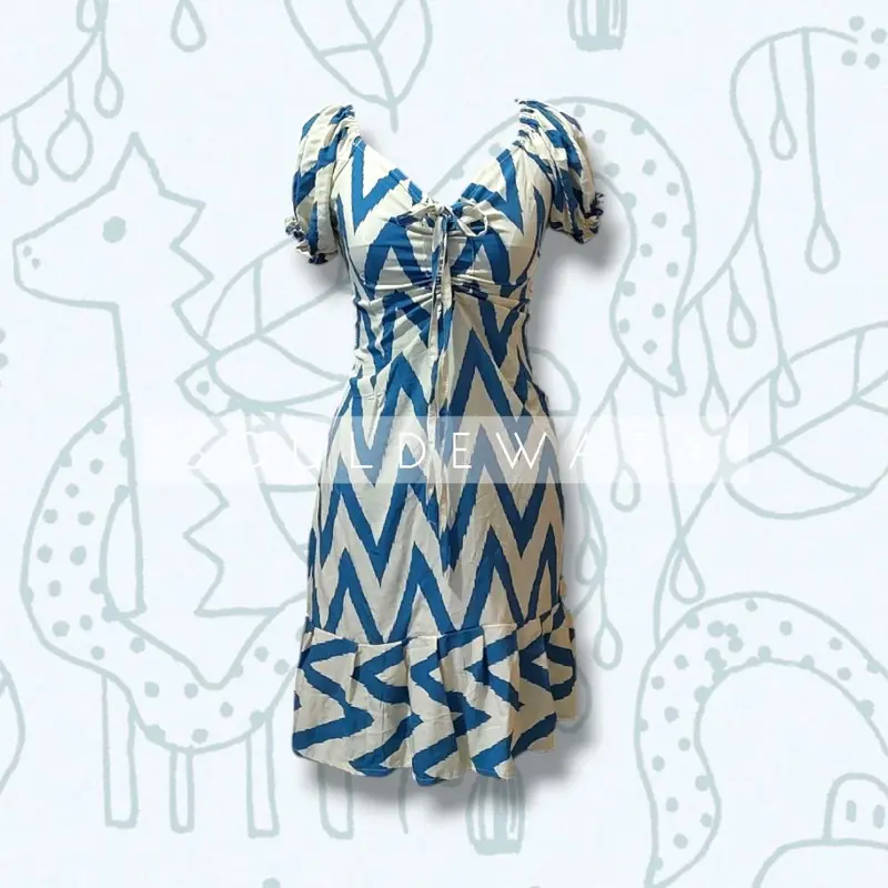 Midi Dress Amora Motif Rayon Premium | Dress Wanita Rayon Premium 3