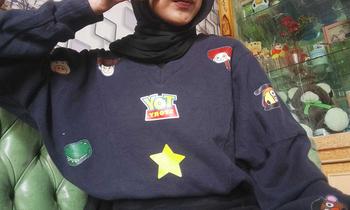Product Review of Baju Link CO Nota Live Crewneck (GEMOY) - Bahan Cotton Fleece Standar casual Pas Nyaman Wanita Panjang Basic Hoodie Oversize sweater love from p**n 0