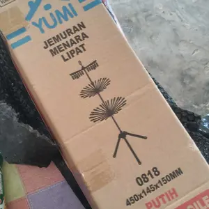 Jemuran Menara Lipat Tempat Jemuran Baju Model Menara 3 Susun Tempat Jemuran Gantungan Bayi Jepitan Baju Pakaian Bayi baju Baby Anak kecil Portable berdiri hanger rak minimalis murah tidak makan tempat
