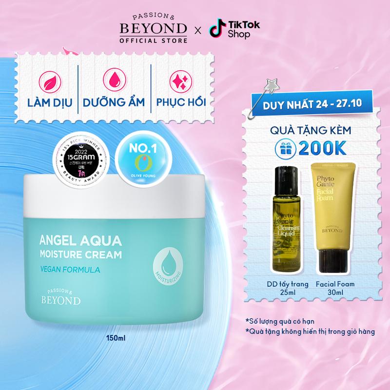 Kem dưỡng ẩm Tinh Linh Nước hỗ trợ dưỡng ẩm Beyond Angel Aqua Moisture Cream 150ml