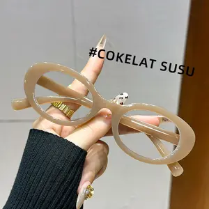 【Bisa Cod】Kacamata BacaAnti Radiasi Lensa Plus Lensa Baca dan JalanLensa Doublelensa Bifocal Frame Modis UnisexPria Wanita Cewek Cowok bifokal2510