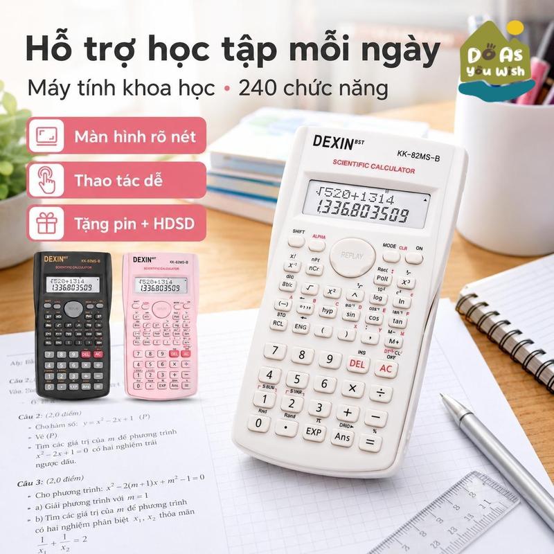 Máy tính bỏ túi chính hãng cho học sinh, sinh viên,Máy tính học sinh cấp 2 3…