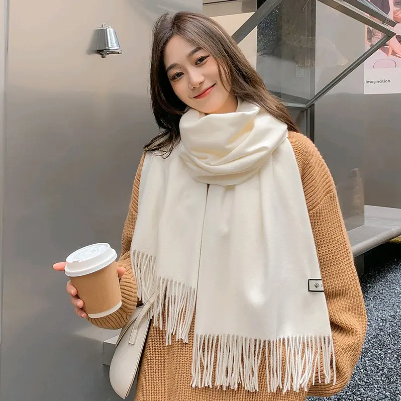 Syal Korea Cashmere Thin Immitation Fashion Winter Autumn Musim semi/pashmina/kerudung/hijab Selendang 4