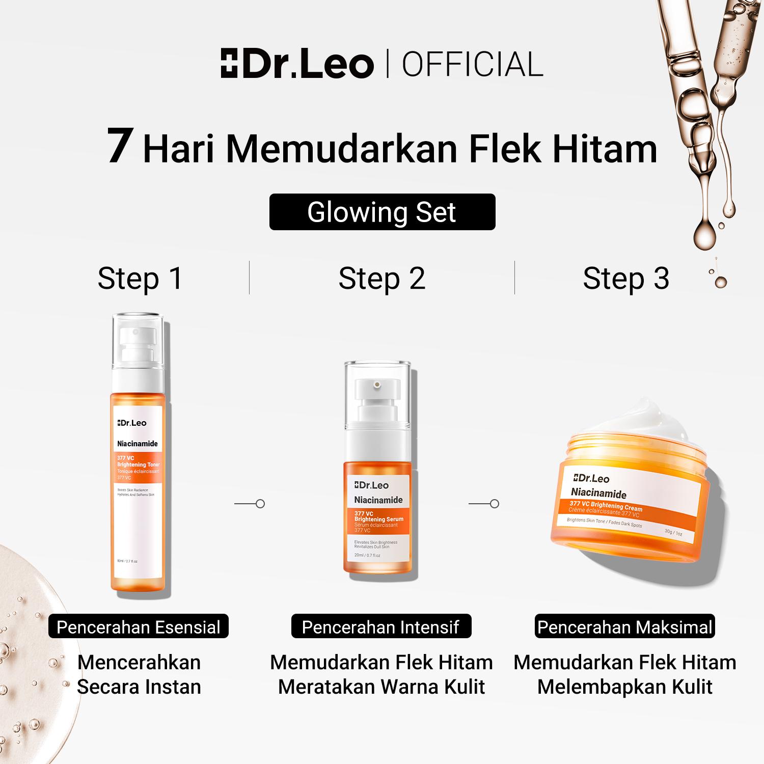 【HOT SALE】Dr.Leo 3PCS Skincare Set | Cleanser + Serum + Moisturizer | Anti Acne & Brightening & Skin Repair Packet | Salicylic Acid & Glycolic Acid 【HOT SALE】Dr.Leo 3PCS Skincare Set | Cleanser + Serum + Moisturizer | Anti Acne & Brightening & Skin Repair Packet | Salicylic Acid & Glycolic Acid
