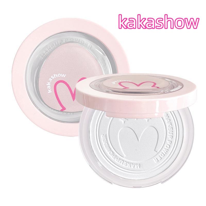 [kakashow] Phấn Kiểm Soát Dầu, Không Thấm Nước, Lâu Trôi, Phấn Phủ Trang Điểm, Dễ Mang Theo, Cầm Tay, Nhỏ Gọn, Phấn Phủ Trang Điểm Mặt Nhẹ