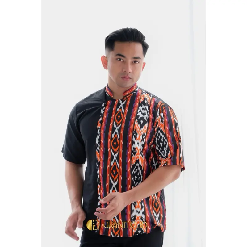 Granito.id - HAKIM POLI pria tenun kimono tenun jepara lombok toraja indonesia Granito.id Rompi 3