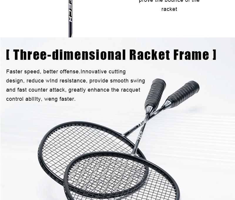Alp Rr Racket ALP Raket Bulu Tangkis RR T500, 100% Karbon Penuh, 4U G5, Poros Bulat ...