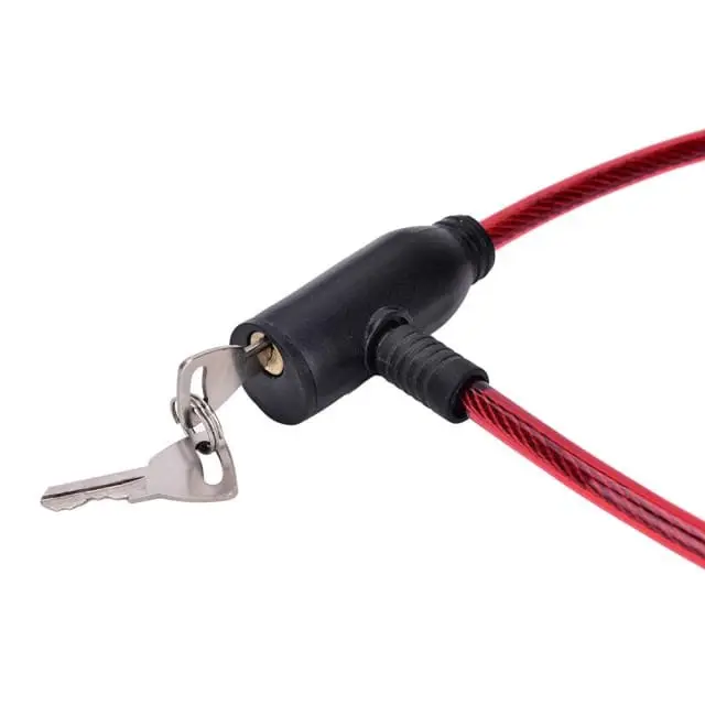 CL Gembok Sepeda Kunci Pengaman Sepeda Helm Motor Anti Maling Cable Safety Lock - Onlook 3