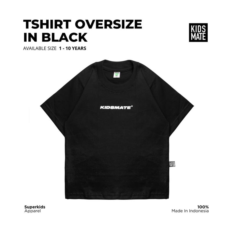 T-shirt Oversize In Black by Kidsmate Fashion 2