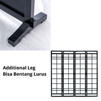 Gambar EXTRA LEG for SHOJI 160 Partisi Lipat Sekat Japanese Sketsel Kayu Furniture Minimalis Pembatas Ruangan - Leg Only for 3 panel  dari Tatami Indonesia Kab. Sidoarjo 4 Tokopedia