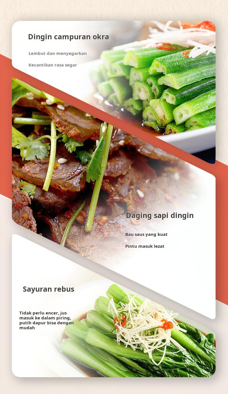 -nusamunch   Saus salad dingin, saus celup, potongan rumput laut, mentimun dingin, daging sapi, mie dingin, mie soba, bumbu serbaguna, saus salad asam pedas