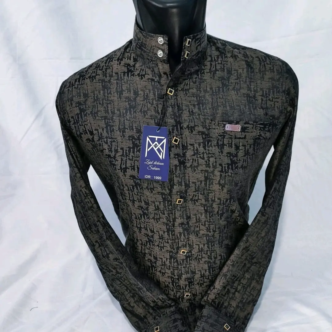 Kemeja terbaru JAGUAR Terbaru 2024 Fashion Style Muslim Koko Pria Kain Lembut