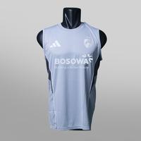Gambar PSM Makassar Adidas Training Sleeveless Grey Jersey 2025/26 – Authentic | Jersey Abu Latihan Tanpa Lengan Asli - XS dari PSM Makassar Official Kota Makassar 1 Tokopedia