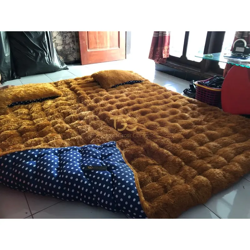 COD Kasur Gender Bulu Rasfur 200 / 180 / 140 / 120 / 100 Jumbo Tebal Bonus 2 Bantal 2