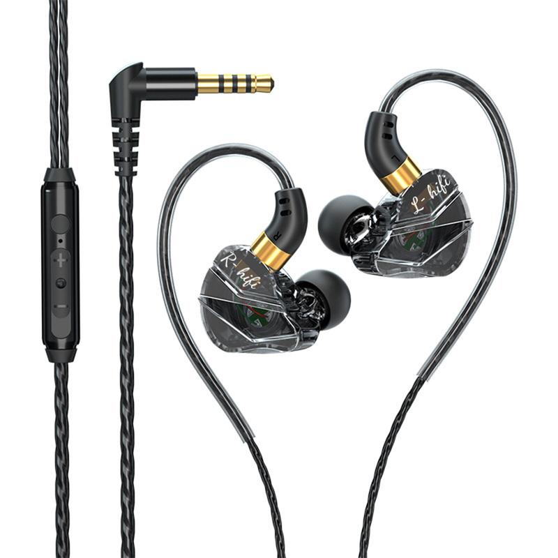 Tai Nghe Có Dây, Có Micro, Âm Thanh Ngầu, Âm Thanh Nổi, Giao Diện 3.5Mm, Thích Hợp Cho Thể Thao Và Cuộc Sống Hàng Ngày, Cắm Điện, Tai Nghe Có Dây