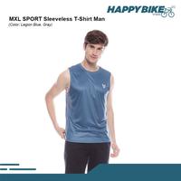 Gambar MXL SPORT Sleeveless T-Shirt Man - Kaos Olahraga Tanpa Lengan Pria Gym - Legion Blue, S dari Happy Bike Kota Administrasi Jakarta Selatan 5 Tokopedia