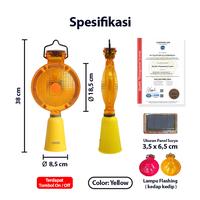 Gambar Solar Warning Light Traffic Cone Tonata / Lampu Safety Cone Kuning / Lampu Peringatan Solar untuk Cone / Solar Traffic Warning Light / Aksesoris Safety Cone / Lampu Peringatan Area Kerja / Peralatan Safety Jalan / Aksesoris Pengaman Lalu Lintas dari Tonata Indonesia Kab. Tangerang 2 Tokopedia