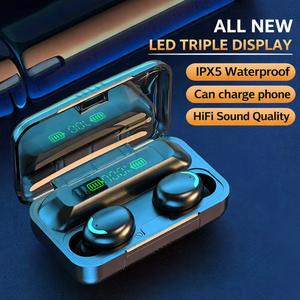 tai nghe Bluetooth mới, phù hợp cho nam và nữ, giảm tiếng ồn, lý tưởng để chơi game và tập thể dục, đồng thời có chức năng sạc điện thoại.