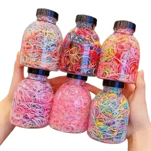 Free botol ikat rambut karet elastis cocok untuk balita sampai remaja Scrunchies Bayi
