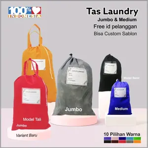 Tas Laundry Jumbo/Laudry Bag/Tas Laundry Tebal/Tas Laundry Tebal/Tas Laundry Kain Kuat Pakaian tahan lama hijau tosca