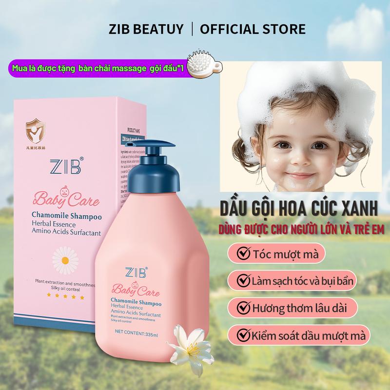  Dầu gội ZIB Blue Daisy kiểm soát dầu và làm sạch cho mái tóc mềm mại óng mượt và hương thơm lưu lại lâu dài Công thức dịu nhẹ chăm sóc da đầu 335ml Công thức dịu nhẹ chăm sóc da đầu Phù hợp cho trẻ em nam và nữ 