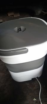 Product Review of SPEEDS Mesin Cuci Portabel Mesin Pengering Air Kecil Mini Washing Machine Dinamo Mesin Pencuci Pakaian 206-23 from g**8 1