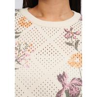 Gambar Et Cetera Round Neck Printed Knit Top ECRU - ECRU, 4 dari et cetera Indonesia Kota Bekasi 3 Tokopedia
