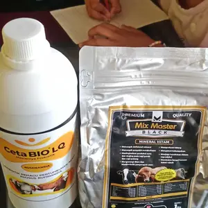 PROBIOTIK PENGGEMUK SAPI BABI KAMBING - CETA BIO LQ - OBAT MENCRET DIARE TERNAK - PELENGKAP PAKAN KONSENTRAT