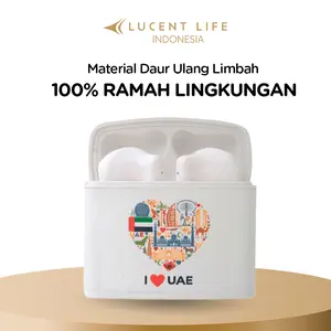 RECYCLED ABS ECO-FRIENDLY EARBUDS - i Love UAE