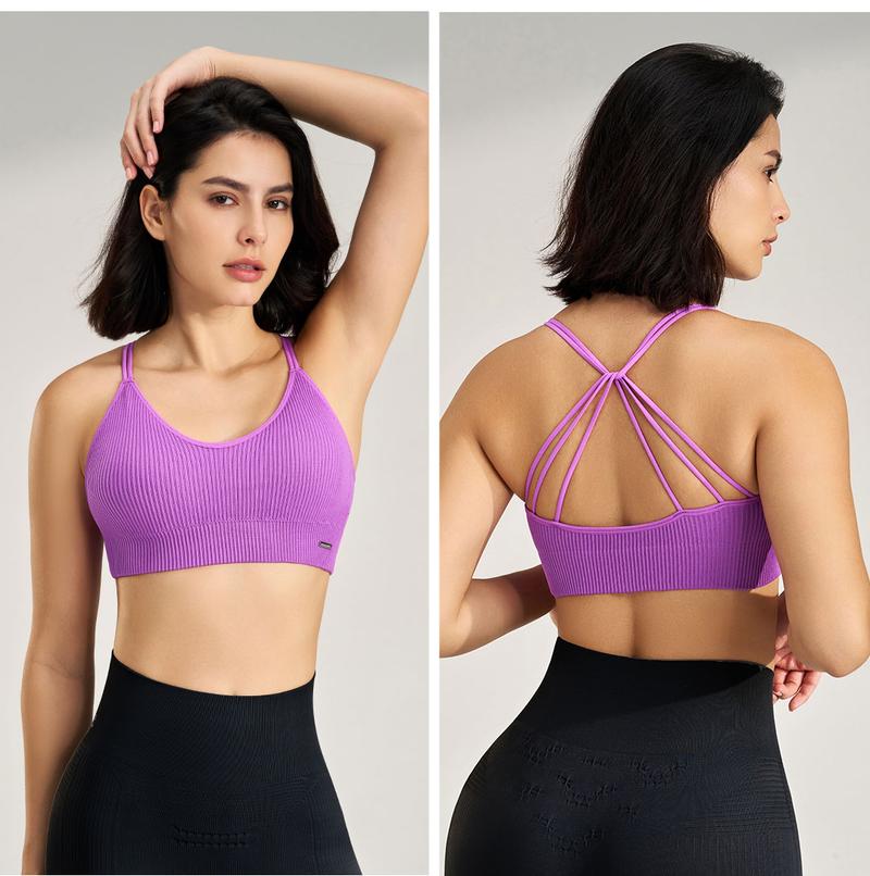 Product Introduction of Non-steel ring beautiful back breathable underwear large size sports bra yoga shockproof vest 27