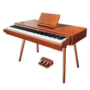 DELTA DDP7 DDP-7 DIGITAL PIANO DRAWER STYLE WOOD BROWN TRIPLE PEDAL BMJ
