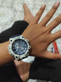 Product Review of LICARR Jam Tangan Pria Olahraga Analog-Digital Fashion Tahan Air Santai Kuarsa Jam Tangan Cowok Original Merek Stopwatch 9528 from a**a 1