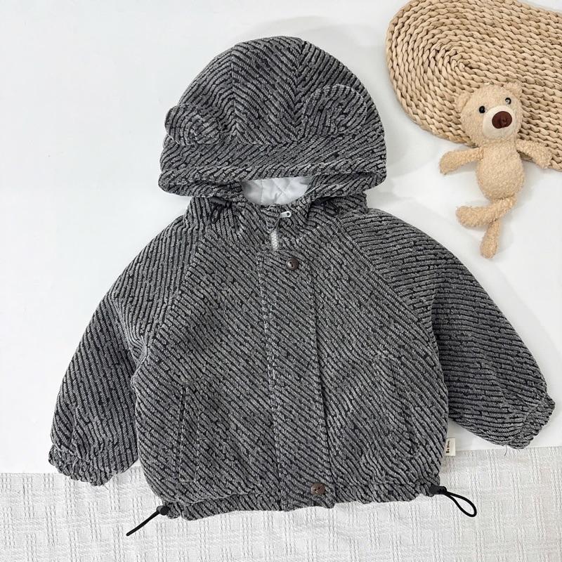   BeHan  Áo khoác chất nhung kim cao cấp dày dặn ấm cho bé 8-21kg - A25B154 