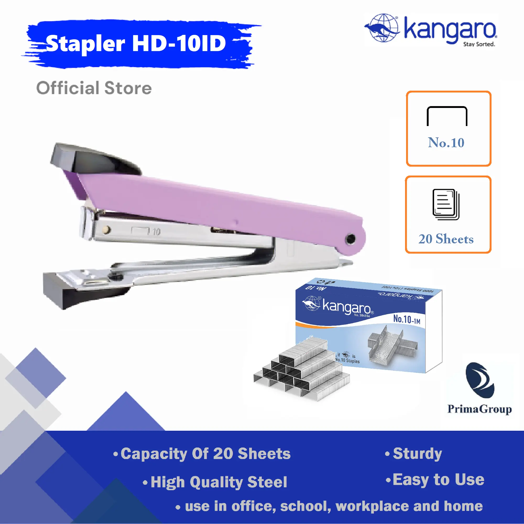 Hekter / Stapler HD 10 ID Kangaro Sejenis Stapler MAX HD 10 Joyko