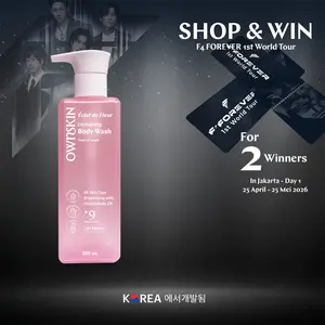 OWNSKIN Éclat de Fleur Enchanting Body Wash 320 ml | Body Wash | Sabun Mandi Cair untuk Mencerahkan dan Melembutkan Kulit