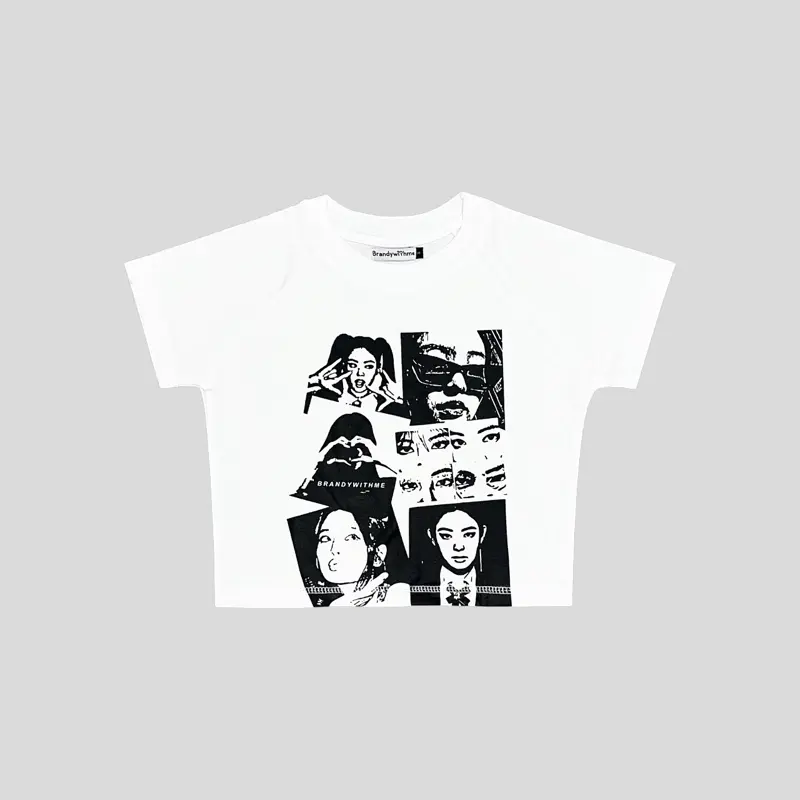 Brandywithme | Jennie Croptop - Croptee Slimfit Atasan Kaos Wanita vol.4
