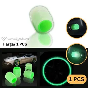 [ SATUAN ] Tutup Pentil Ban Glow In The Dark Mobil Motor Sepeda Luminos Neon
