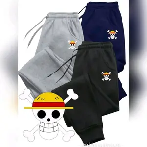 Bloomtillstore New Arrival Jogger Anak Panjang Keren Banget Lelaki Perempuan Baby Terry Nyaman Untuk Berinteraksi Fashion dengan Desain Skull Lucu Unisex Cewek Laki-Laki