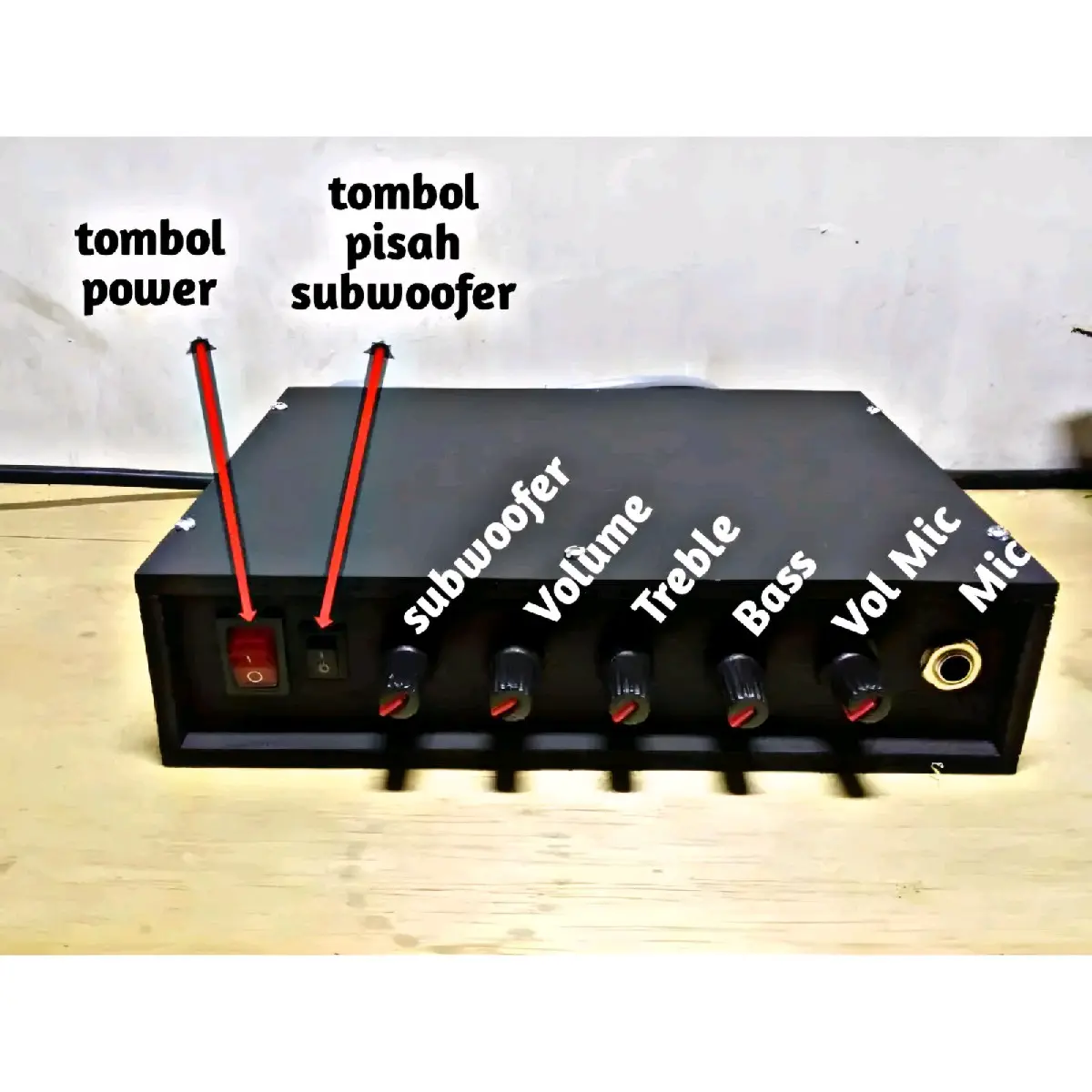 Amplifier 2 way Setereo CLASS D (Power Amplifier Cls D untuk Miniatur) ampli