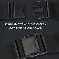 Gambar Mr. Island Tas Pinggang Pria tahan air tas selempang ringan Shoulder Bag anti curi waist bag - Abu-abu dari mr.island store Kab. Tangerang 3 Tokopedia