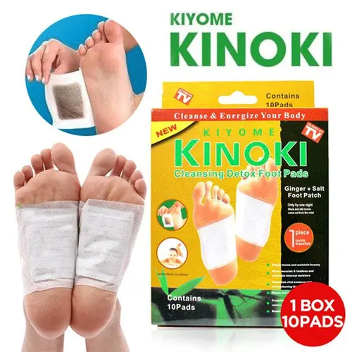 {BISA COD} Kinoki Gold Detox Kaki - Bisa Dipakai Sehari-hari Foot Hand 3