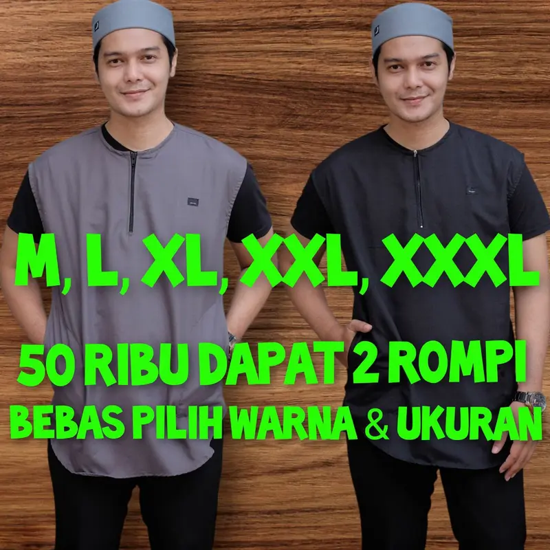 50 RIBU DAPAT 2 ROMPI SHOLAT TERBARU BAHAN ADEM NYAMAN DIPAKAI Muslim Pria Dewasa M L XL XXL XXXL 0