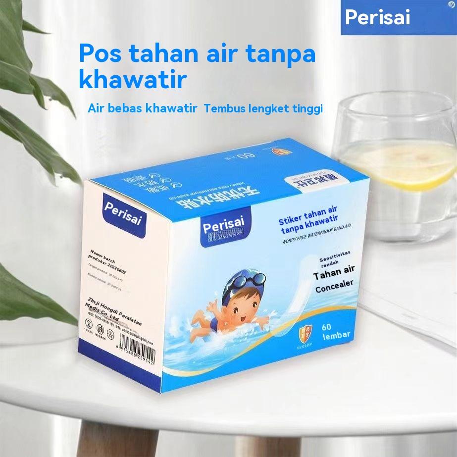 Plester tahan air transparan yang dapat bernapas tak terlihat plester anti-abrasi penutup kaki penutup bekas luka mandi stiker tahan air PU daya rekat tinggi-JT