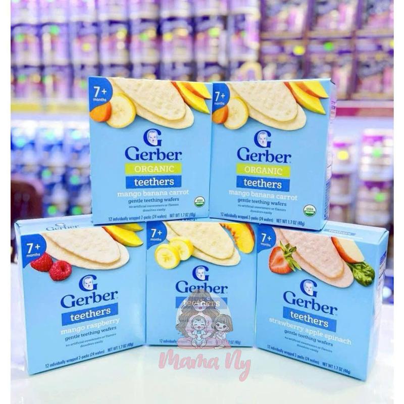 BÁNH ĂN DẶM GERBER HỘP GIẤY CHO BÉ