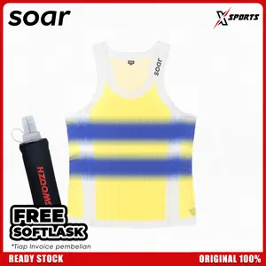 SOAR Race Vest HK Exclusive Men Singlet Yellow Blue