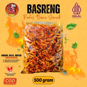 Basreng Pedas Daun Jeruk JAGO NGEMIL Renyah Rempah Melimpah Varian 500gr Camilan Food Snack Makanan Ringan Makanan Pedas Makanan Kering Snack Goreng Camilan Viral