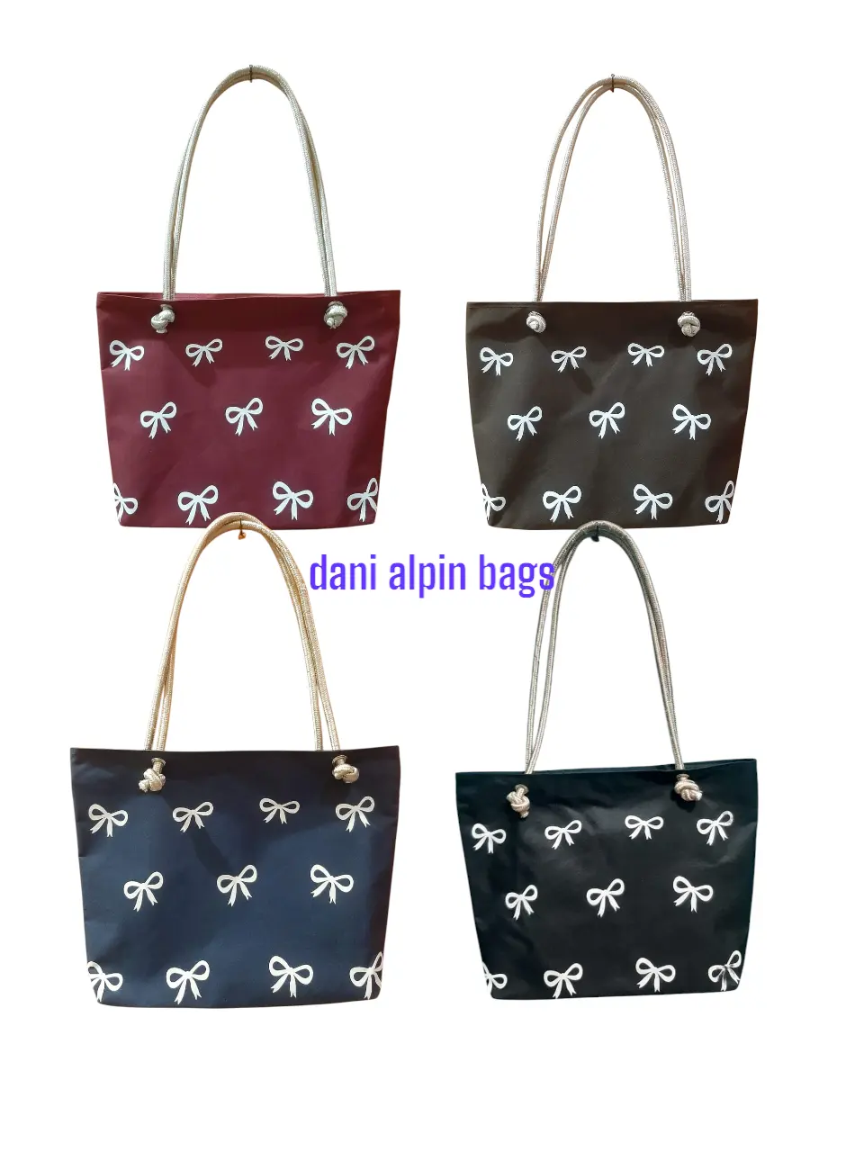 Tote Bag Wanita Motif Terbaru Tas Tote wanita Tali Sumbu Totebag Kekinian/dani alpin bag/motif pita