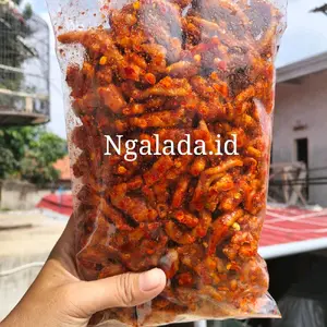 Usus kirispi 1kg /usus crispiy bumbu pedas daun jeruk Crispy Makanan